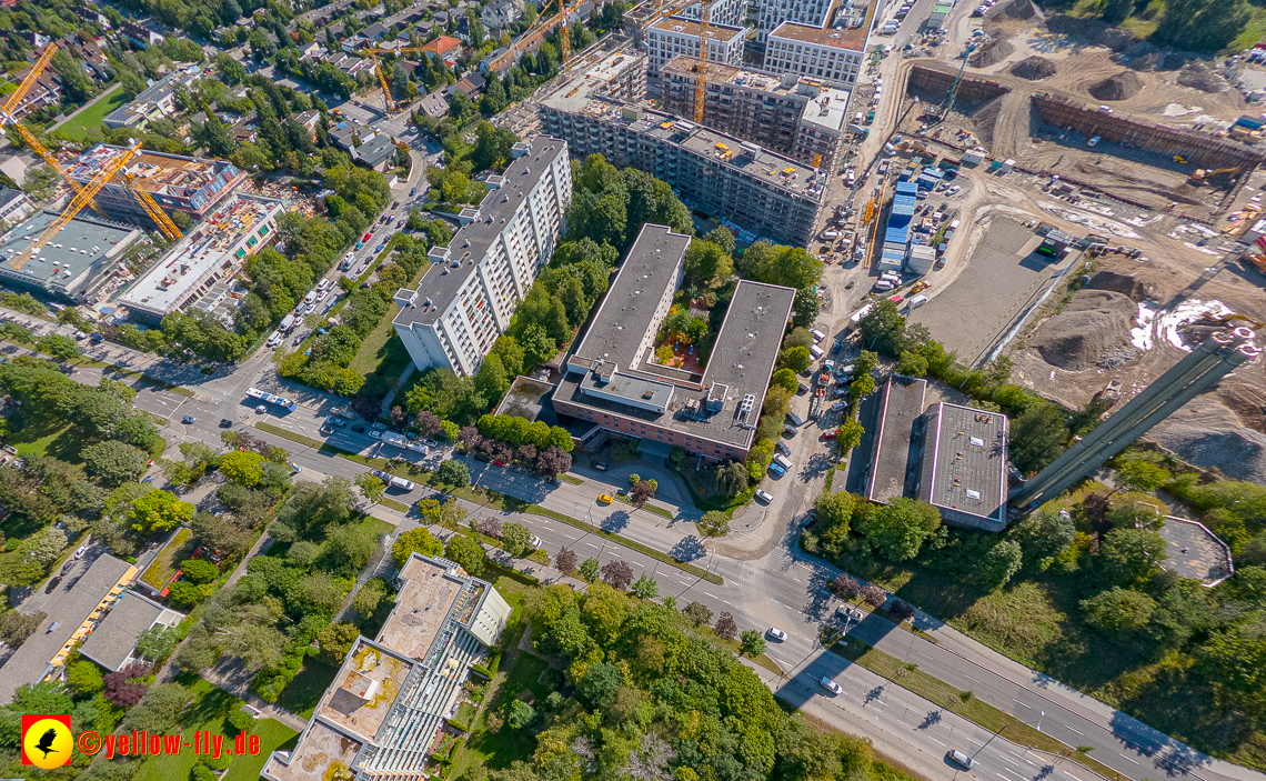 02.09.2023 - eine neue Baugrube auf dem Alexisquartier in Neuperlach